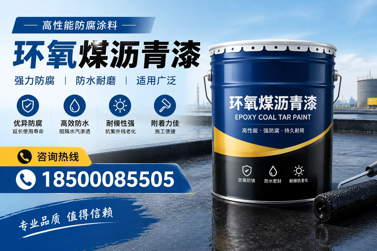 环氧煤沥青漆的主要成分与功能，红桥用户深度了解
